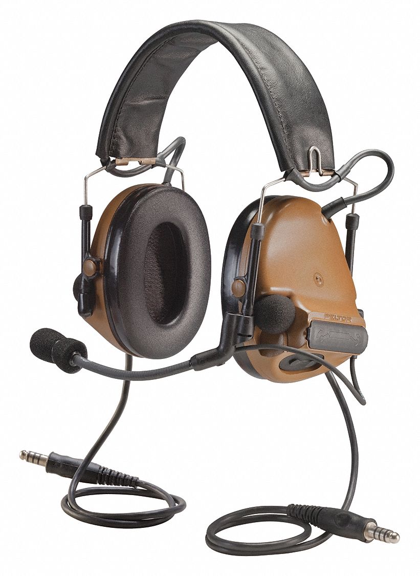 3M Two Ear Over the Head Dual Communication Headset, 18 dB Noise
