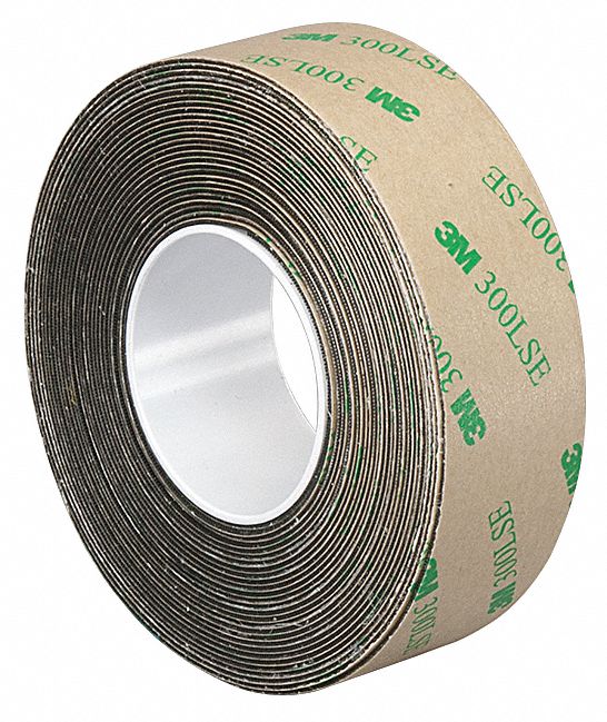 3M Solid Black AntiSlip Tape, 2 in x 18 ft, 120 Grit Nylon Knit