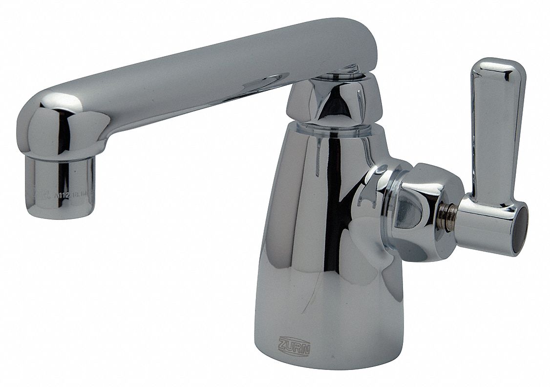 ZURN Straight Laboratory Faucet, Lever Faucet Handle Type, 2.2 gpm