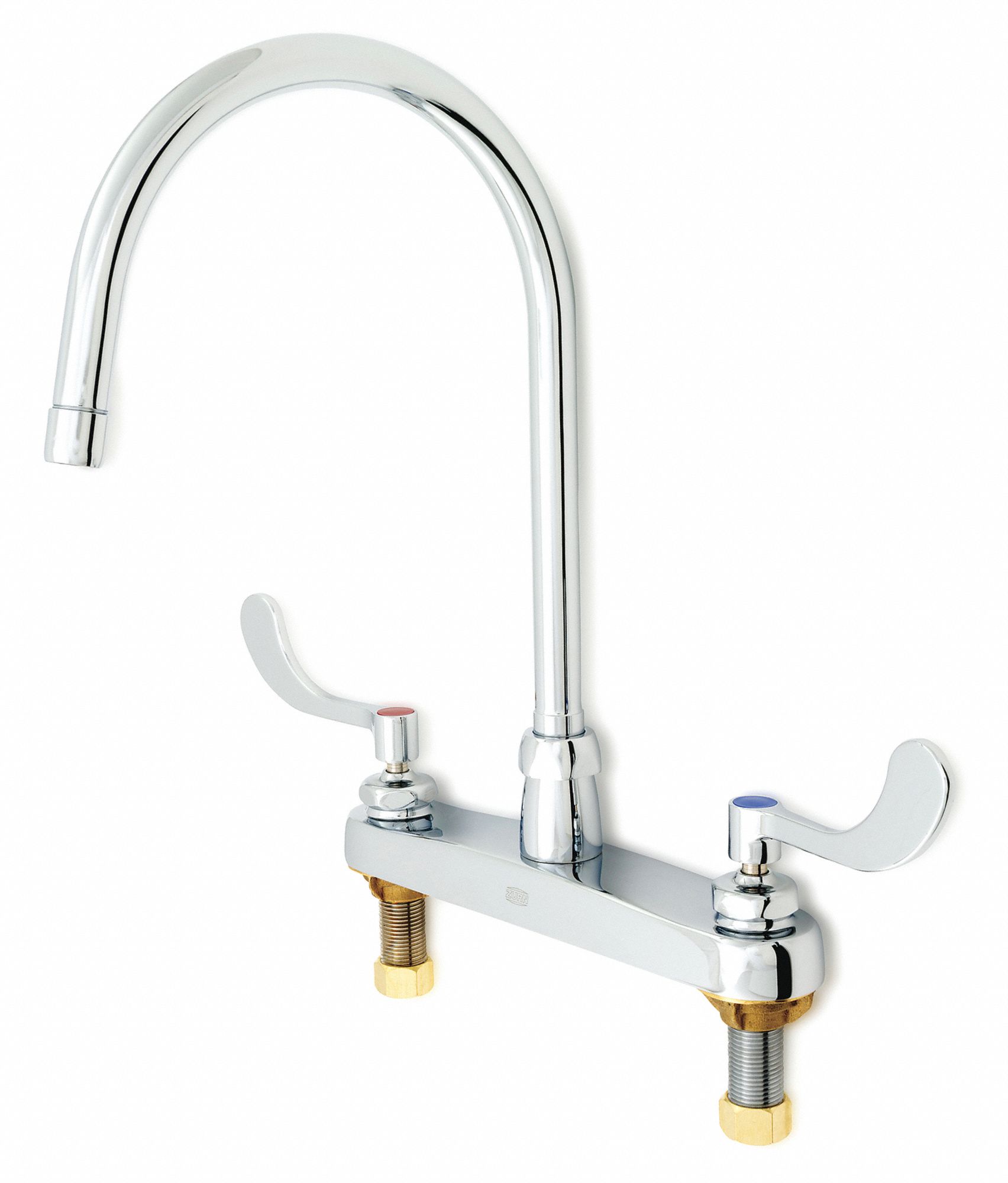 ZURN Chrome, Gooseneck, Bathroom Sink Faucet, Kitchen Sink Faucet