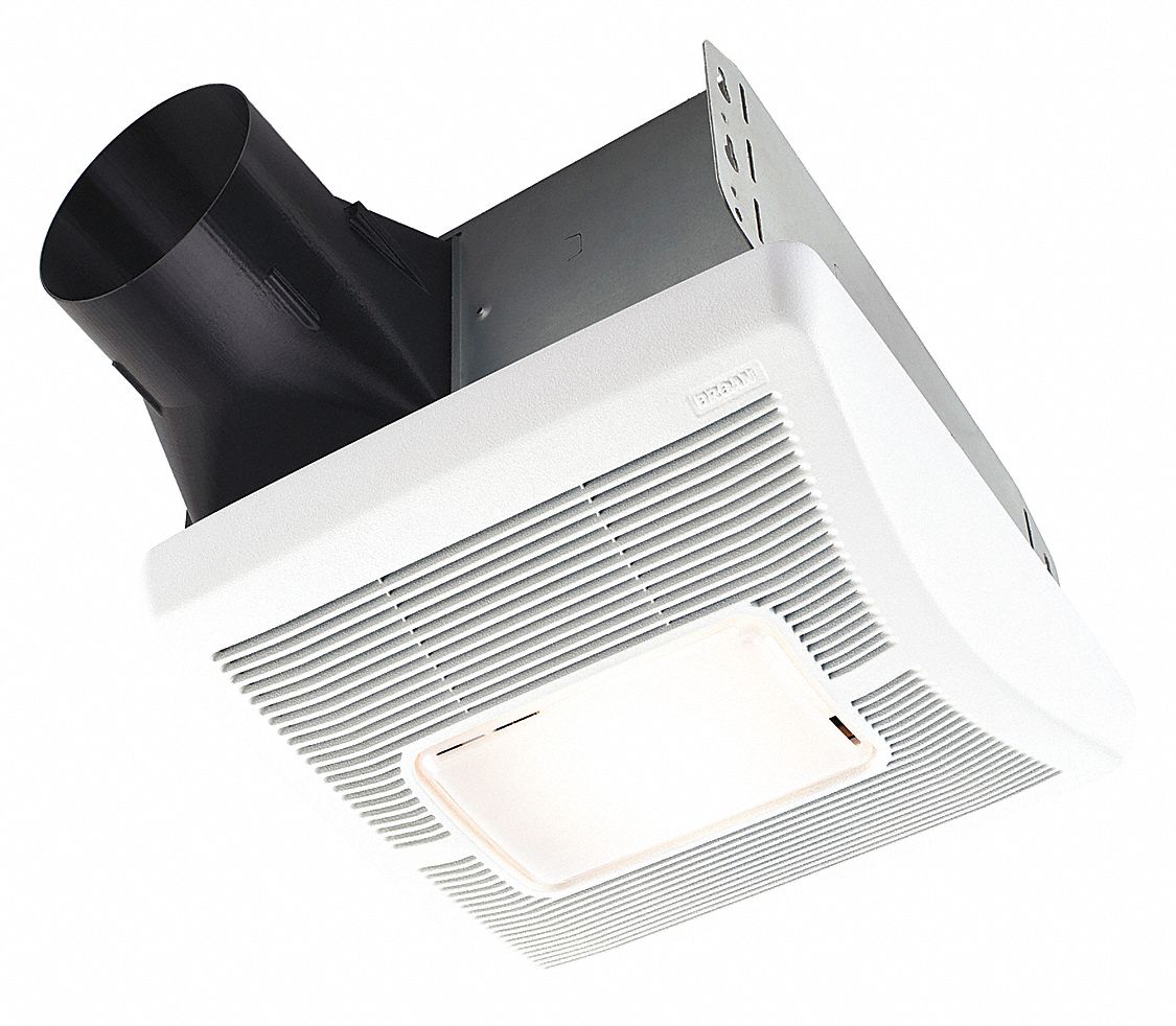 BROAN 10 in x 9 1/4 in x 5 3/4 in Medium Profile Bathroom Fan, 110 cfm
