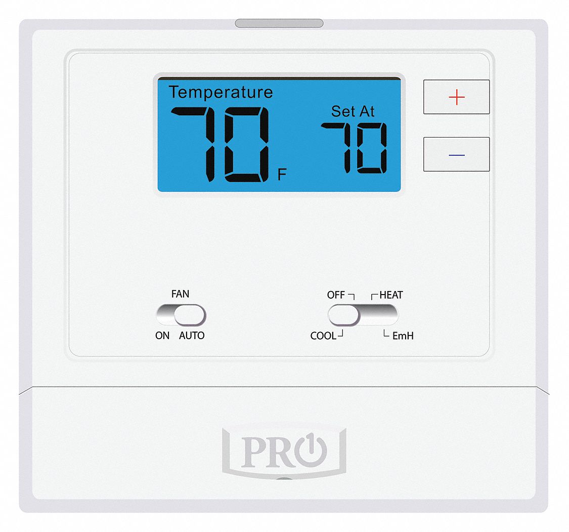 PRO1 IAQ, Heat or Cool, Manual, Low Voltage Thermostat 45KE96T6212
