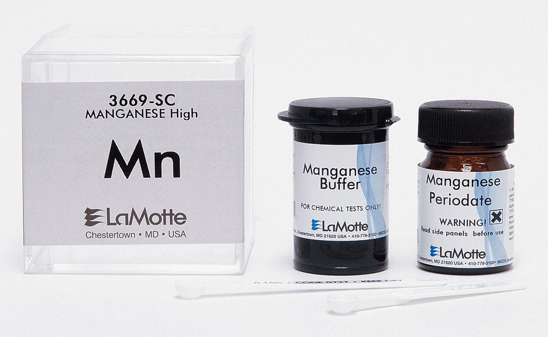 LAMOTTE, Reagents and Refills, 0.3 to 15 ppm, Manganese HR SMART