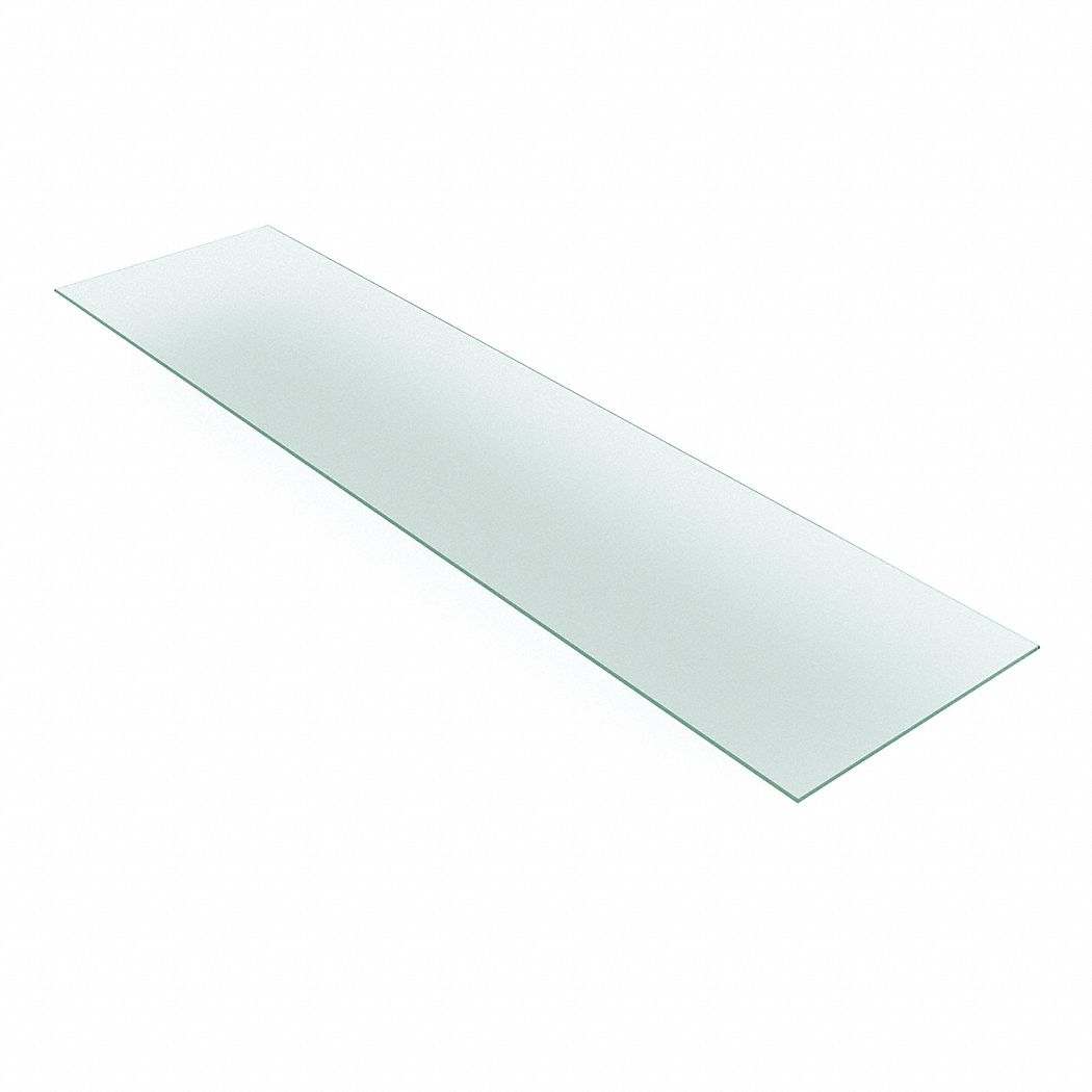 ECONOCO Tempered Glass Shelves, 14 inW x 3/16 inH x 48 inL, Glass