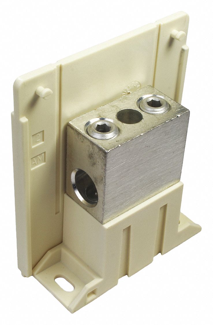 BURNDY, 1 Poles, Surface Mount, Power Distribution Block 45LP58