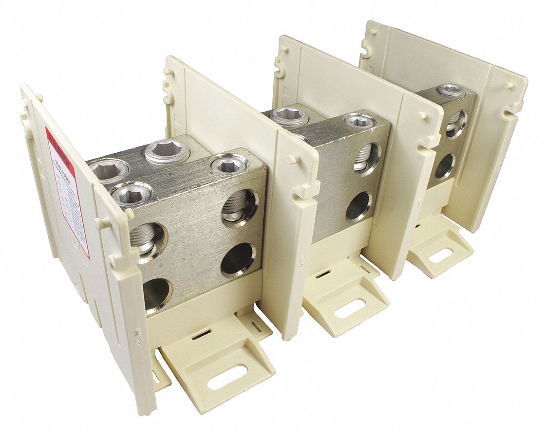 Burndy BDBLCS6R3 Burndy Power Distribution Block 760 A Max., 2 Primary