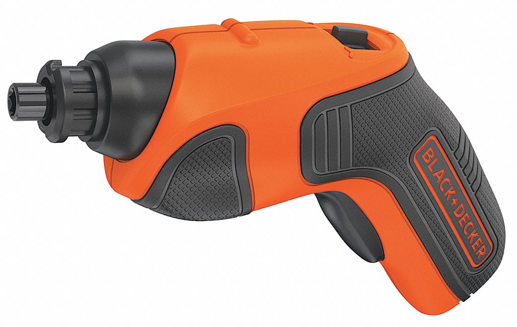 BLACK & DECKER Screwdriver, Cordless, 180 RPM 45LR37BDCS20C Grainger