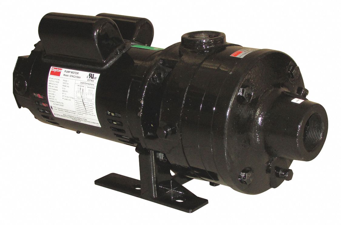 DAYTON 120/240V AC Booster Pump, 1Phase, 60 psi Max