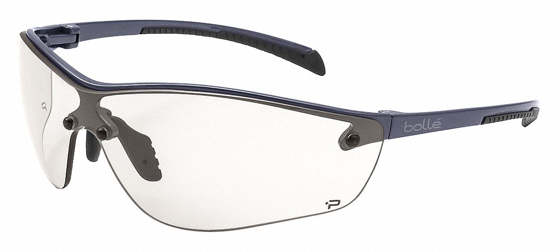 BOLLE SAFETY, Wraparound Frame, HalfFrame, Safety Glasses 45NA51