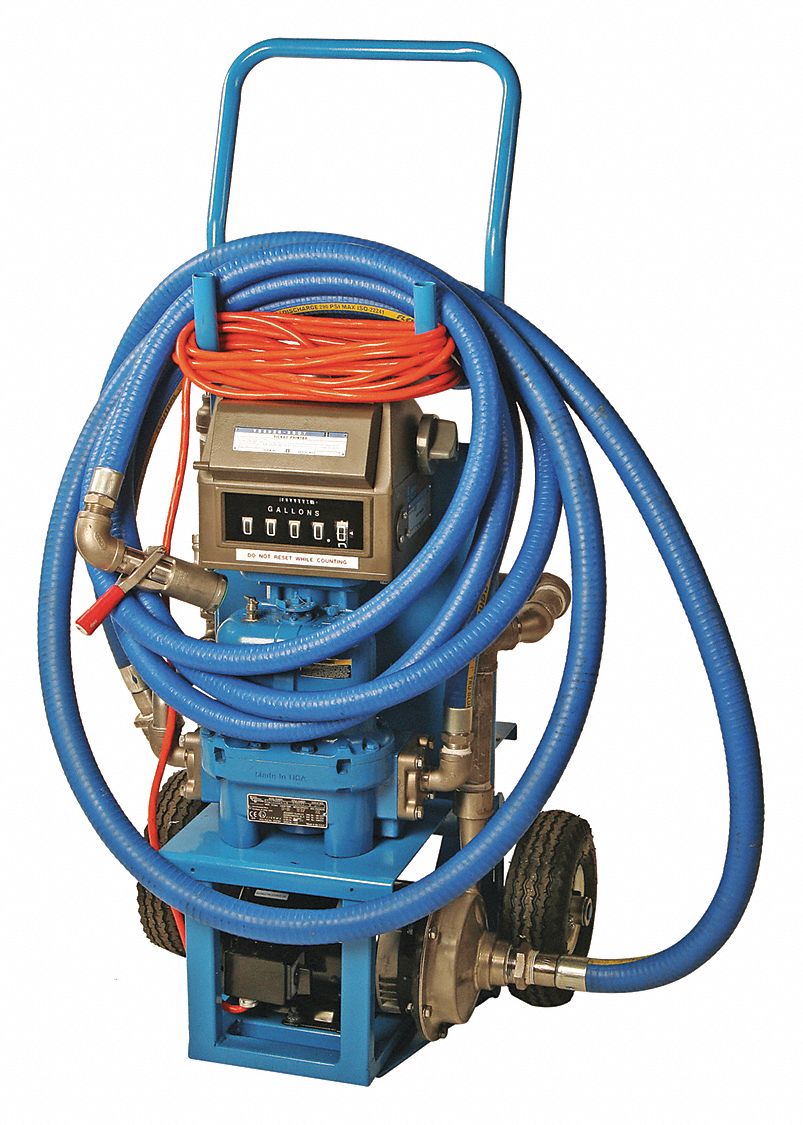 LIQUIDYNAMICS INC. Electric Operated Drum Pump, Metered Dispensing with