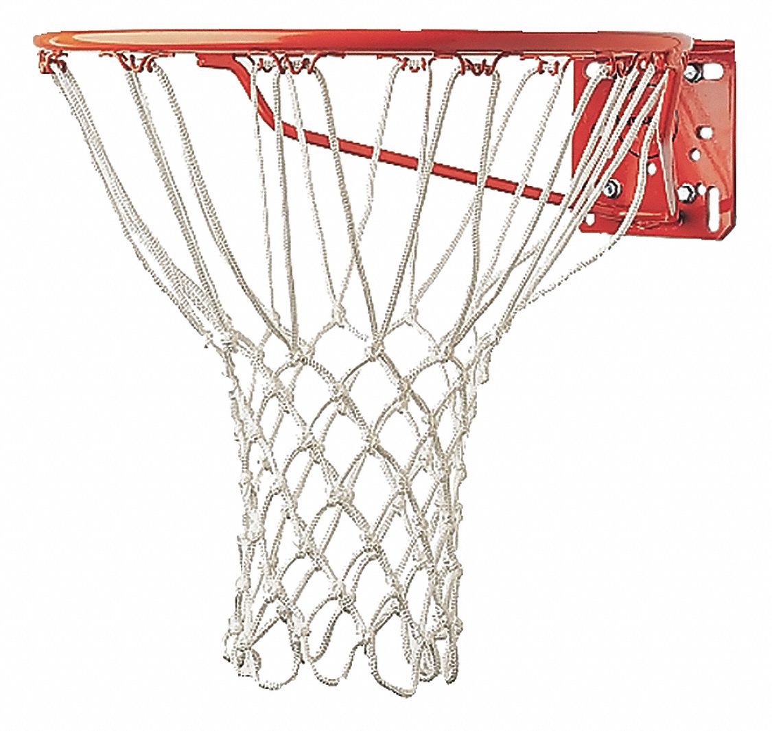 CHAMPION SPORTS, Nylon, 21 in, Basketball Goal Net 45NL90408 Grainger