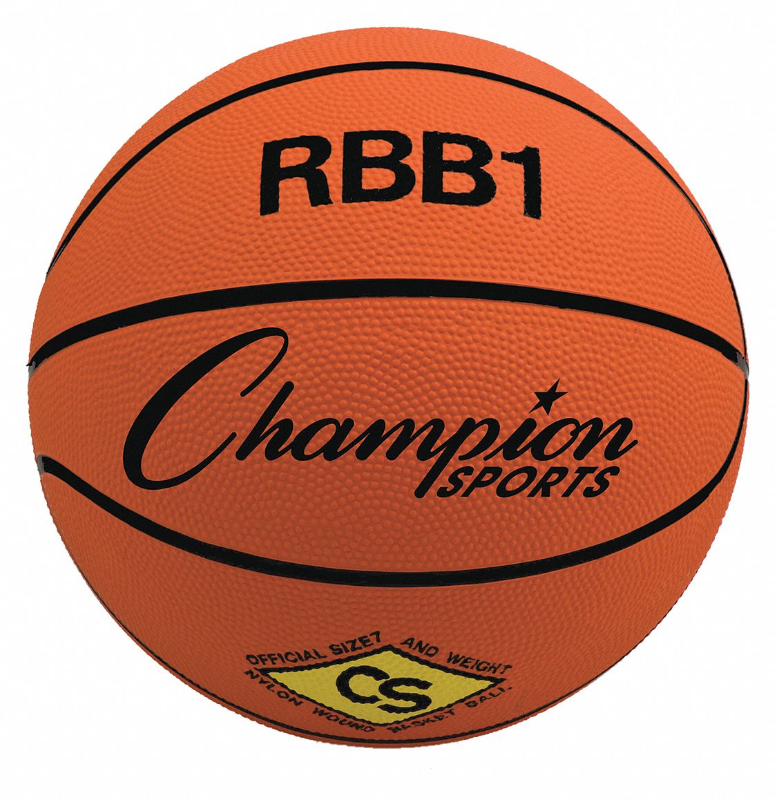 CHAMPION SPORTS Indoor, Outdoor Rubber Cover Basketball 45NL93RBB1