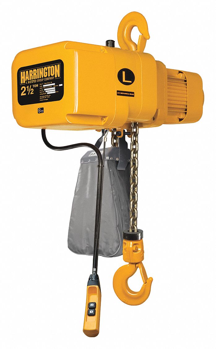 HARRINGTON, 5,000 lb Load Capacity, 1 Speeds, Electric Chain Hoist