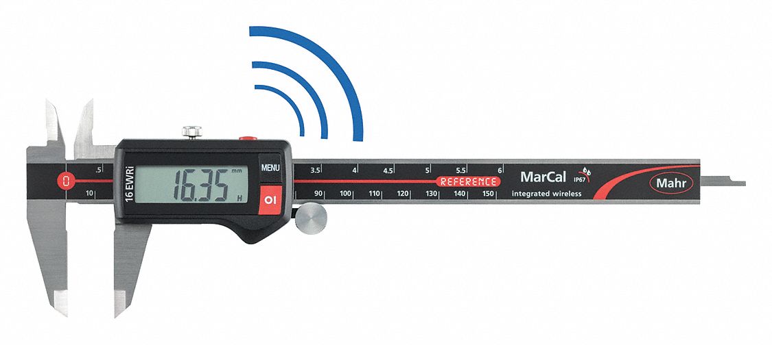 MAHR INC Digital Caliper 06"/0150mm Range, 0.0005"/0.01mm Resolution