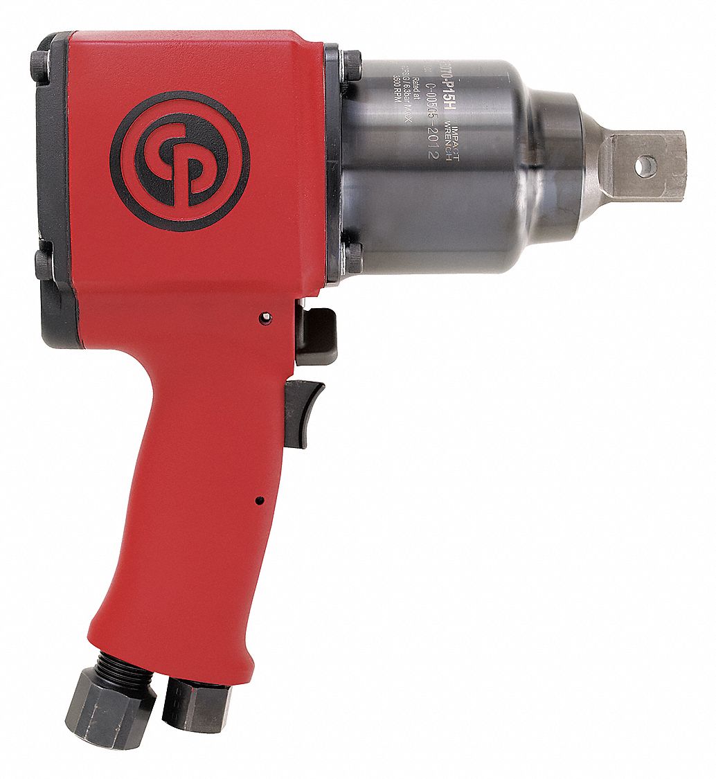 CHICAGO PNEUMATIC Air Powered, Impact Wrench, 90 psi, 900 ftlb