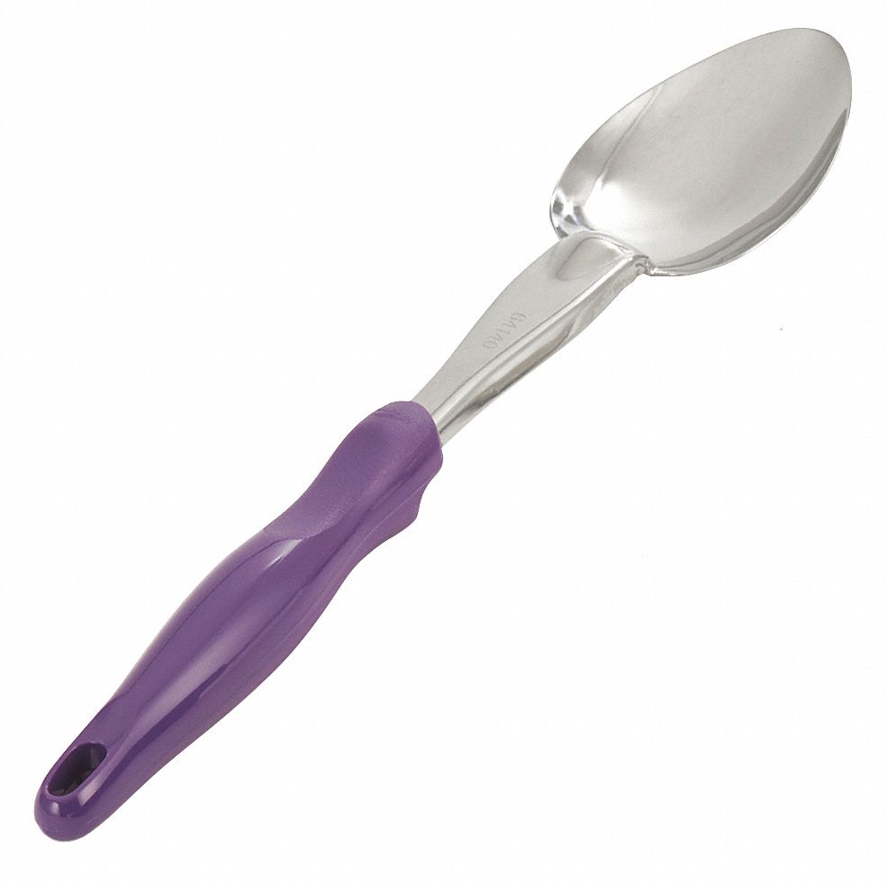 VOLLRATH Spoon, No Capacity Serving Utensil Capacity, Stainless Steel