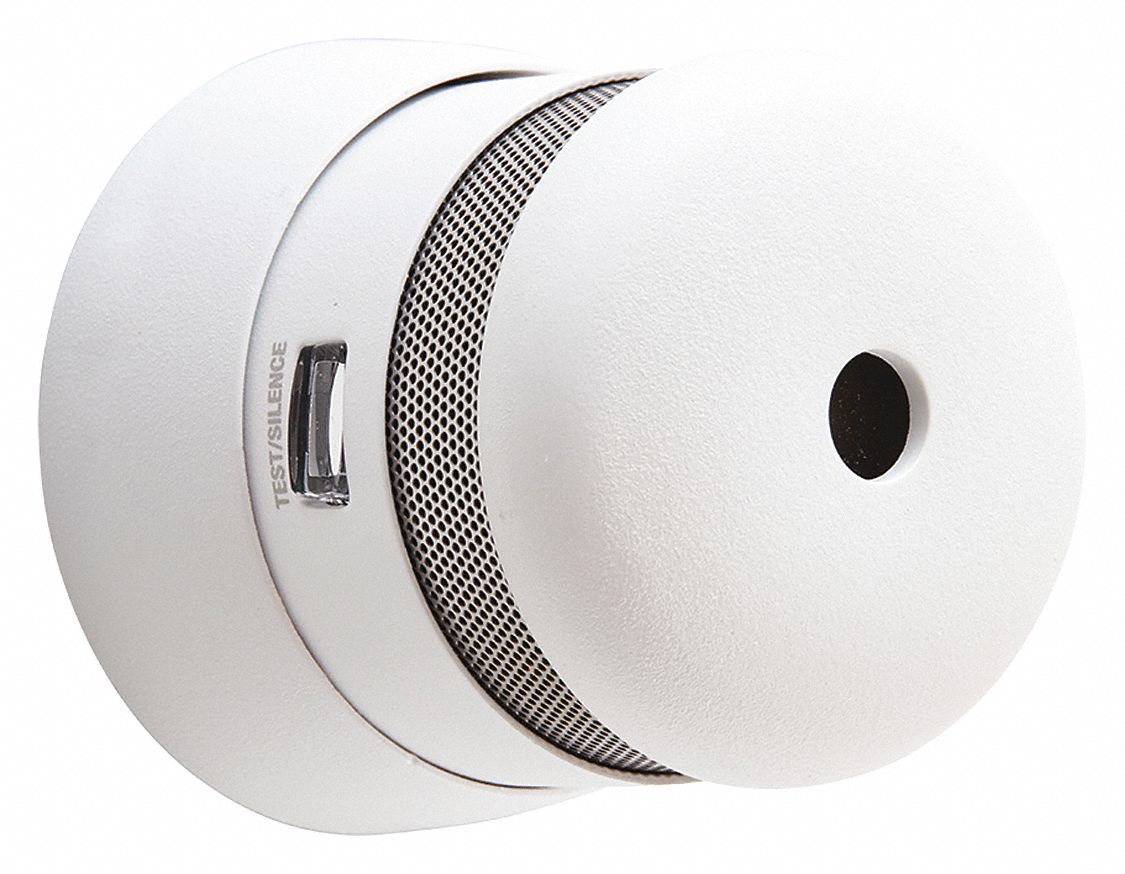 FIRST ALERT 1 13/16 in Smoke Alarm with 85 dB @ 10 ft Audible Alert; 3V