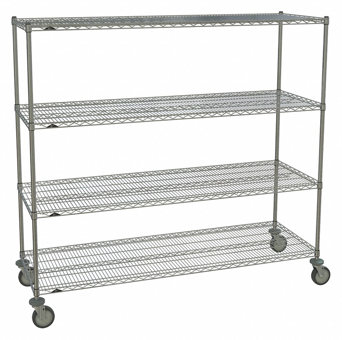 METRO Wire Shelving Unit 72 in x 24 in x 67 7/8 in, Dry, Split Sleeve