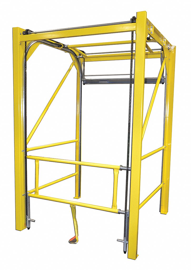 GARLOCK SAFETY SYSTEMS Vertical Safety Gate, 42 in, Manual 45UD58
