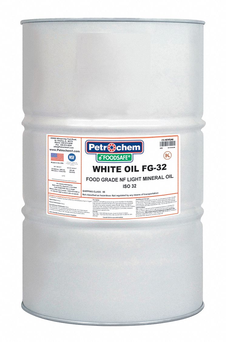 PETROCHEM Mineral Hydraulic Oil, 55 gal Drum, ISO Viscosity Grade 32
