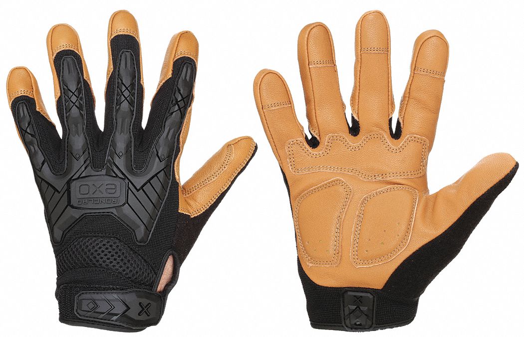 IRONCLAD Impact Resistant Gloves, XL/10, Mechanics, 1 PR 45VK90EXO