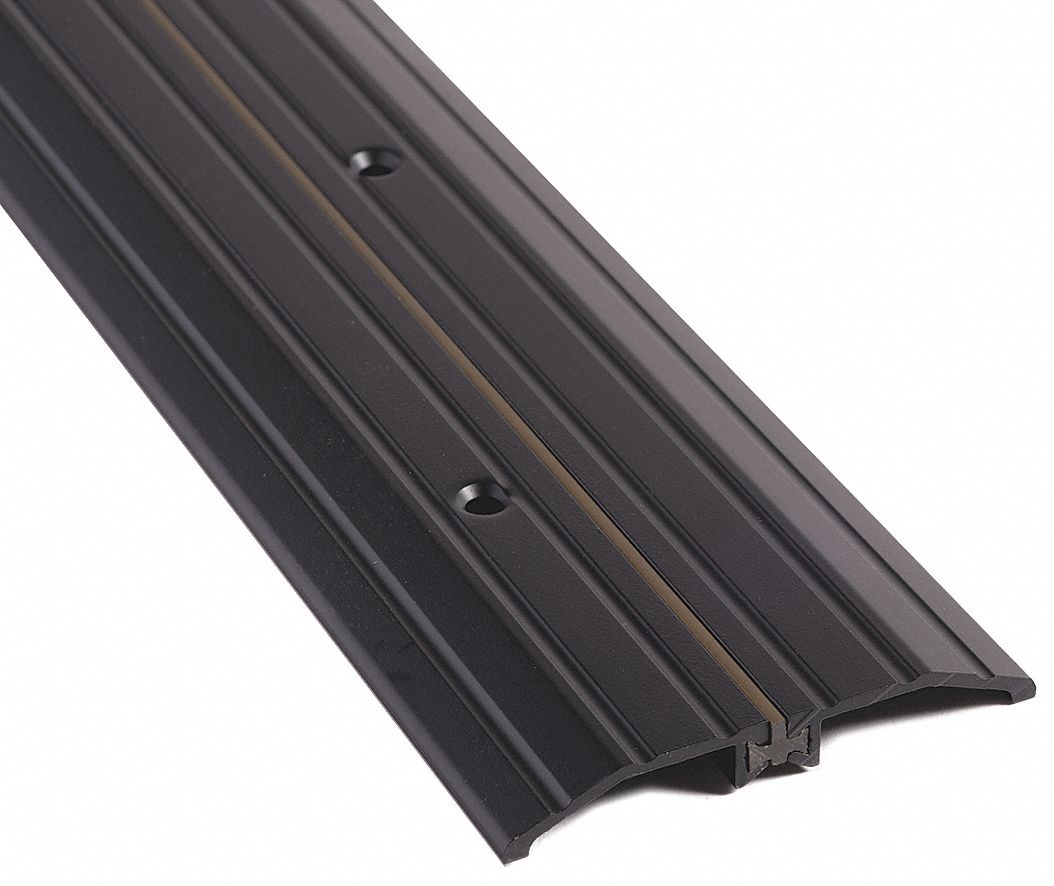 NATIONAL GUARD 72" x 4" x 1/2" Fluted Top Door Threshold, Dark Bronze