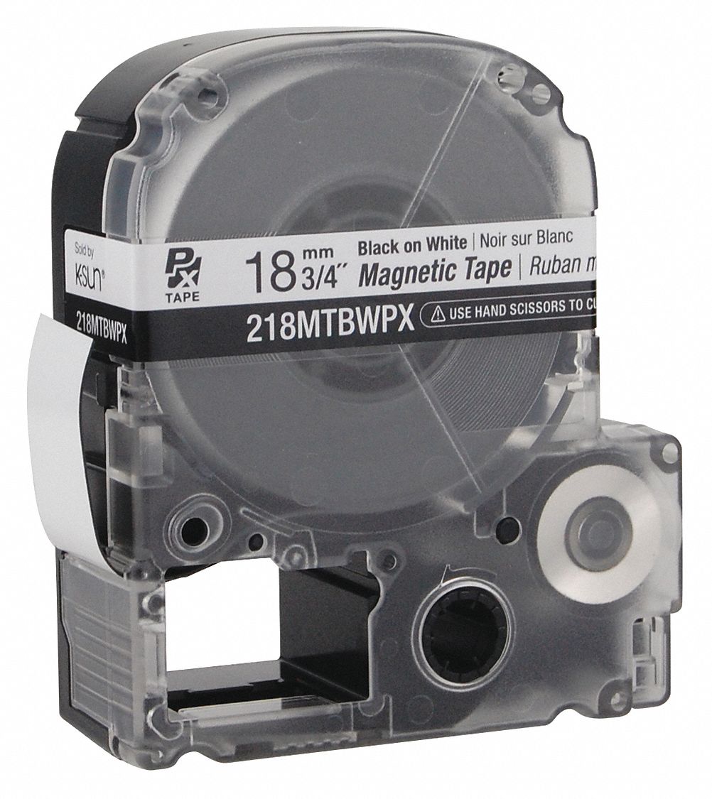 KSUN Tape Cartridge, Label Type Indoor/Outdoor 45VZ91