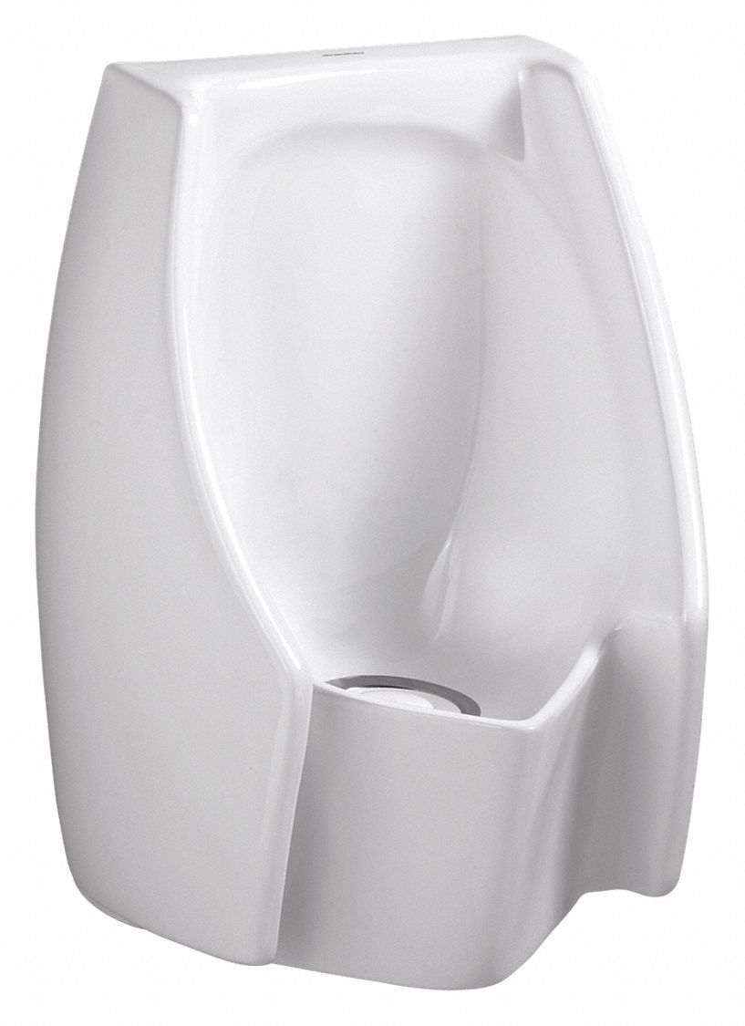 AMERICAN STANDARD Vitreous China, White, Waterless Urinal, Wall