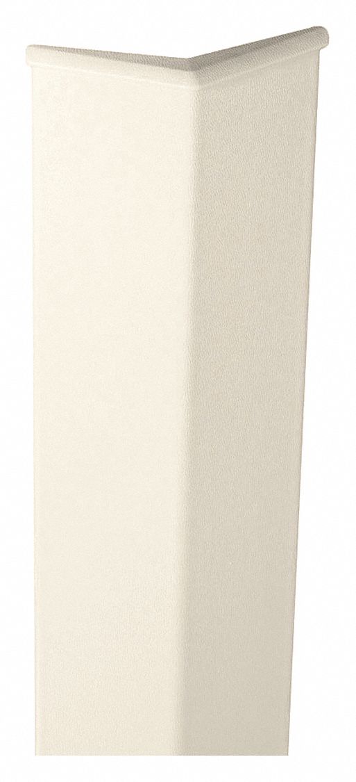 Corner Guard, Plastic, 48 in Height, 3 in Width, 0.080 in Thickness
