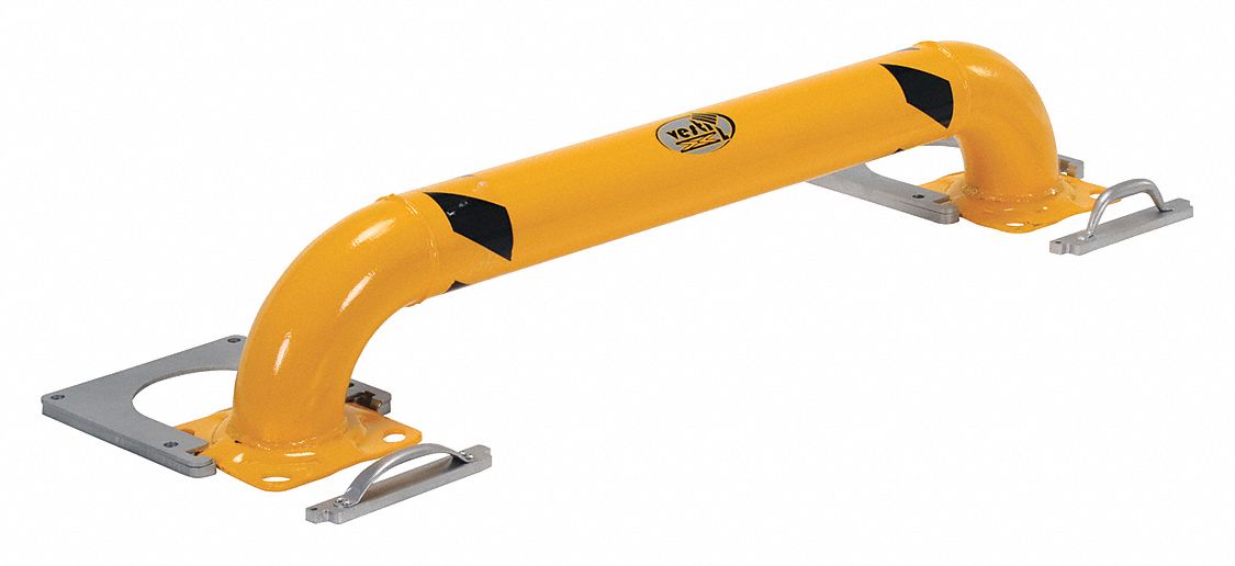 Floor Mounted Guard Rail Mounting, Steel, Machine Guard 45XC90LPRO