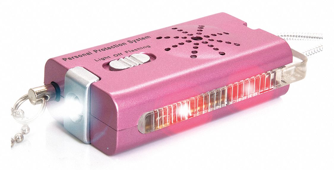 BRITESTRIKE 120 dB Personal Protection Alarm, Pink 45XE31PA