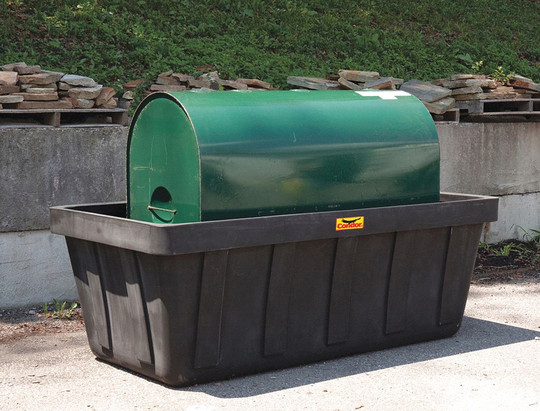CONDOR Tank Containment Sump, Uncovered, 373 gal Spill Capacity, 10,000