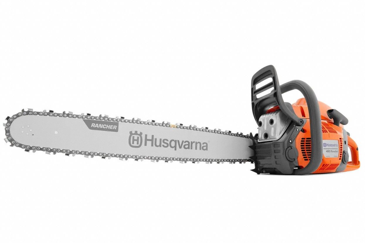 HUSQVARNA, 24 in Bar Lg, Rear Handle, GasPowered Chainsaw 821AA3460