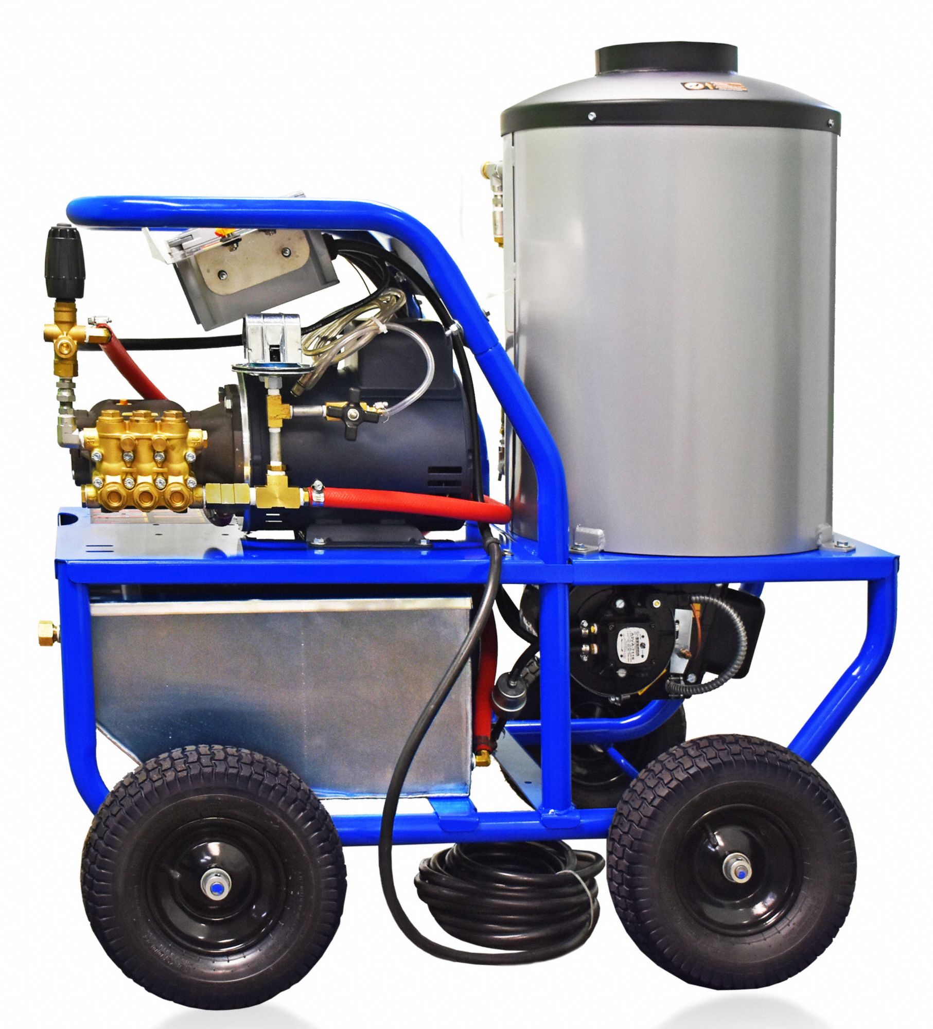 DELCO Pressure Washer: 3,000 psi Op Pressure, Hot, 11.7 hp HP, 4 gpm