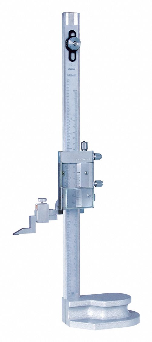 INSIZE Vernier Height Gage, 0 to 12"/0 to 300mm Range, 0.001"/0.02mm