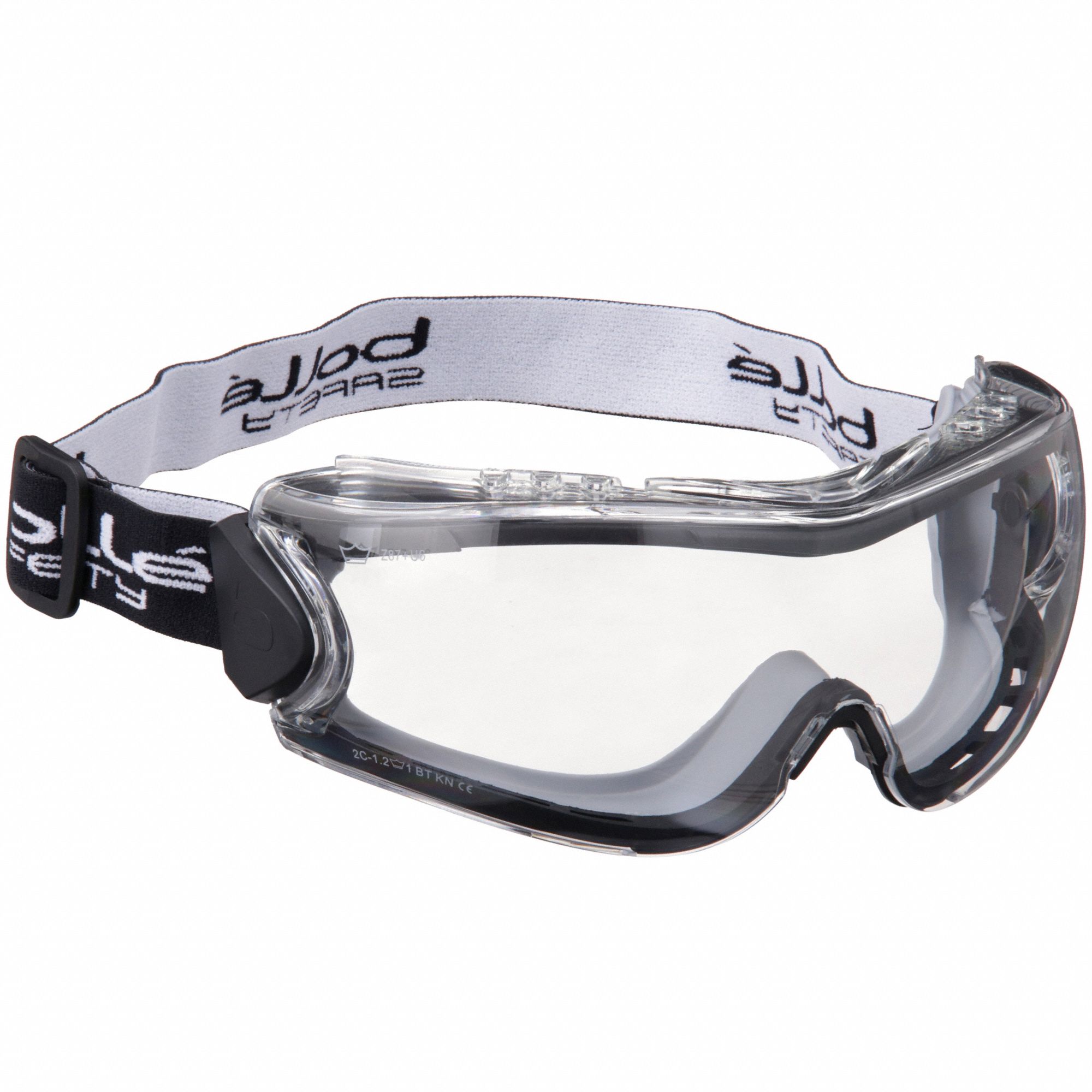BOLLE SAFETY, AntiFog /AntiScratch, ANSI Dust/Splash Rating D3/D4