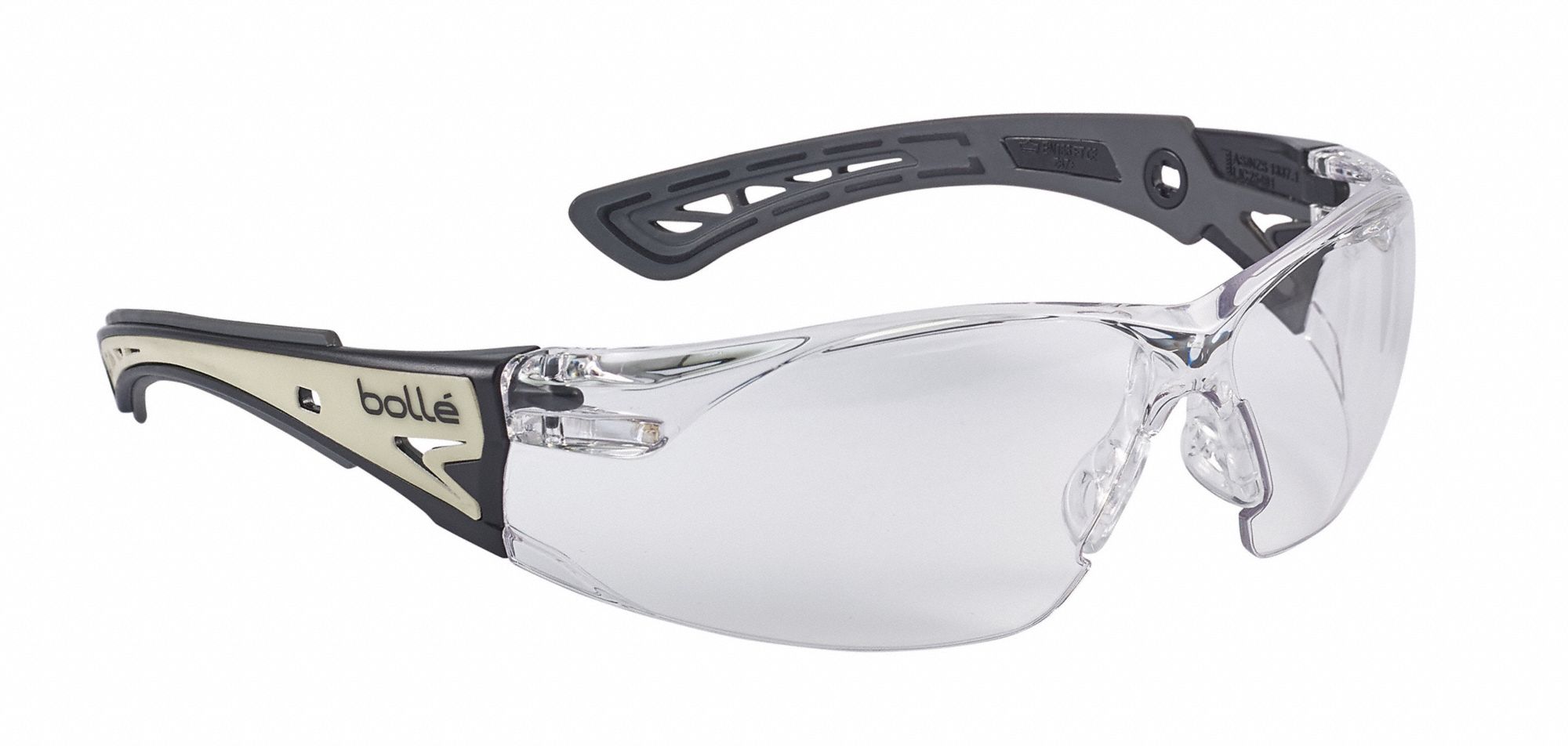BOLLE SAFETY Safety Glasses AntiFog /AntiStatic /AntiScratch, No