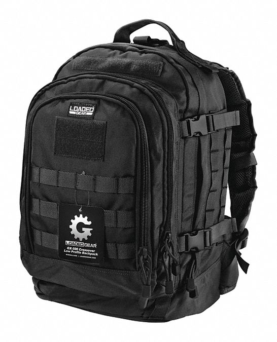 BARSKA, Black, Nylon, Backpack 465D90BI12612 Grainger