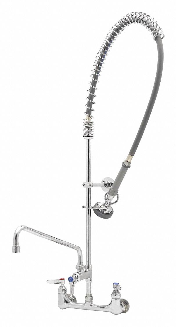 Gooseneck Faucet Spout, T&S, Pre Rinse Faucet 468A90B2187 Grainger