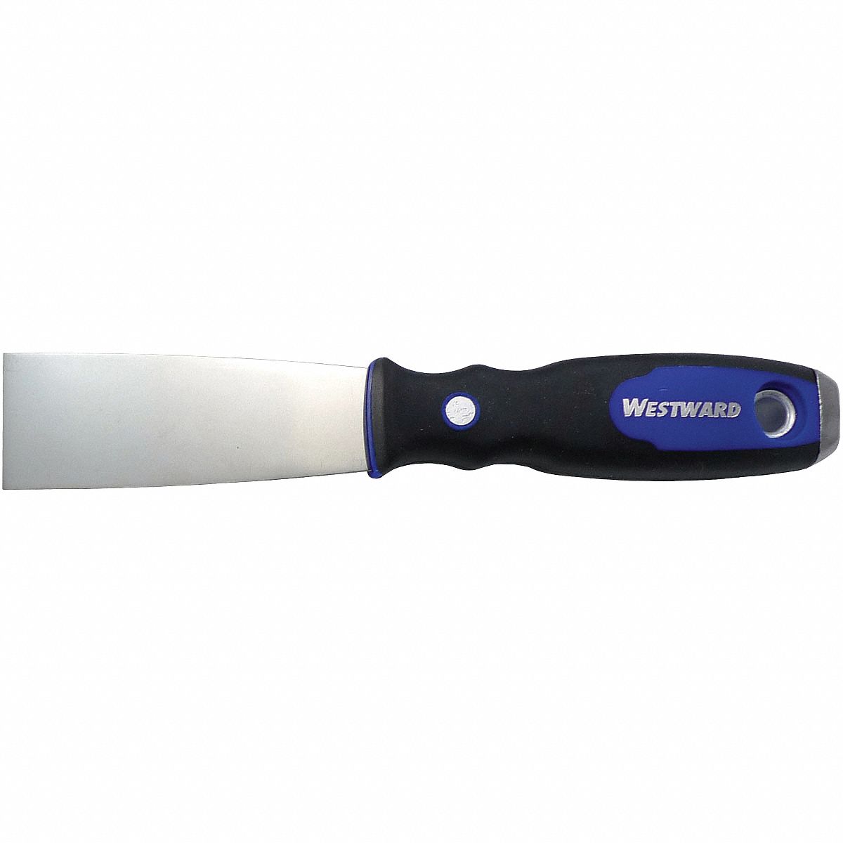 WESTWARD Flexible Putty Knife with 1 1/2 in Stainless Steel Blade