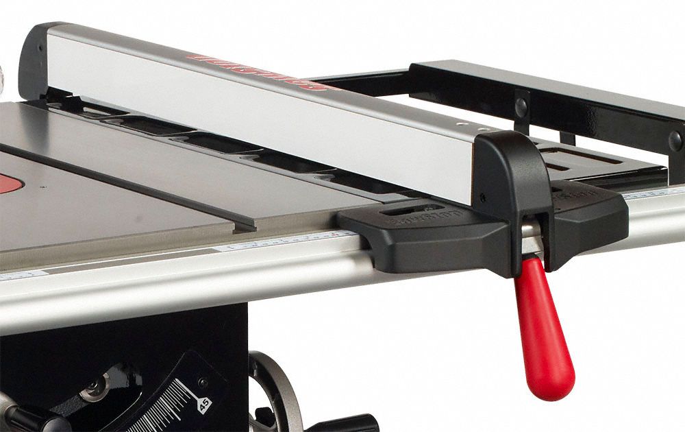 SAWSTOP Table Saw 120V AC, 14A, 30 1/2 in Max. Cut Wd Right of Blade