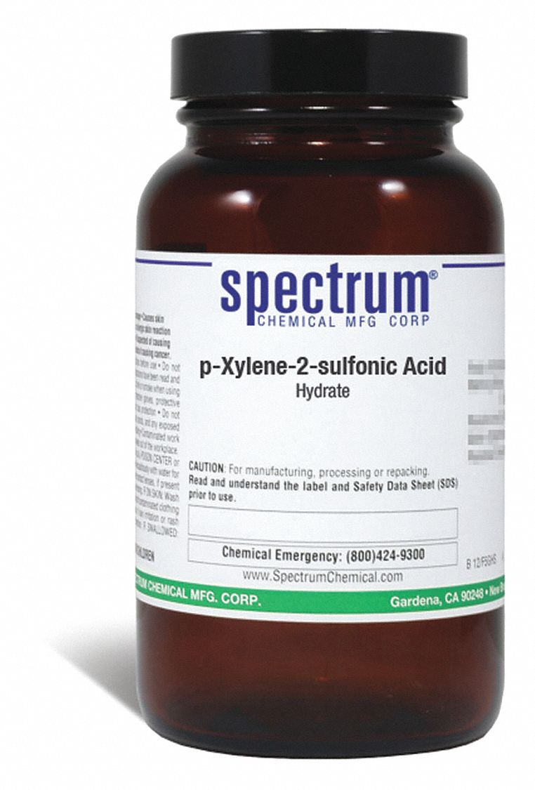 100 Concentration, 609541, PXylene2Sulfonic Acid 46AV51X3036100GM Grainger