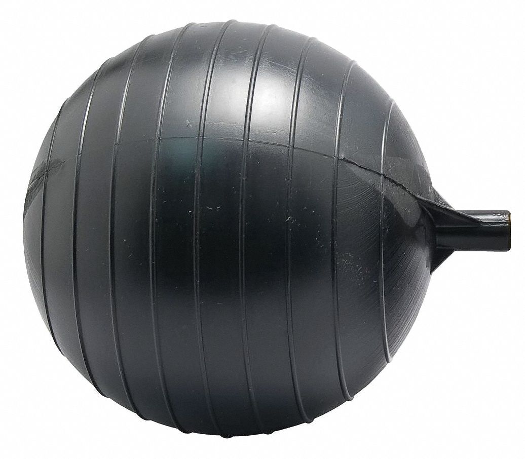 WATTS Float Ball Polyethylene, Internal Connection, 4 in Float Dia., 5