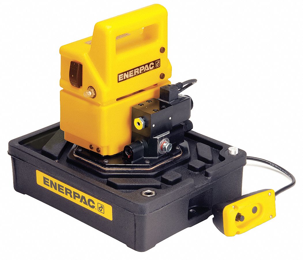 ENERPAC Hydraulic Pump with Dump Control Valve 46C554PUD1100B Grainger