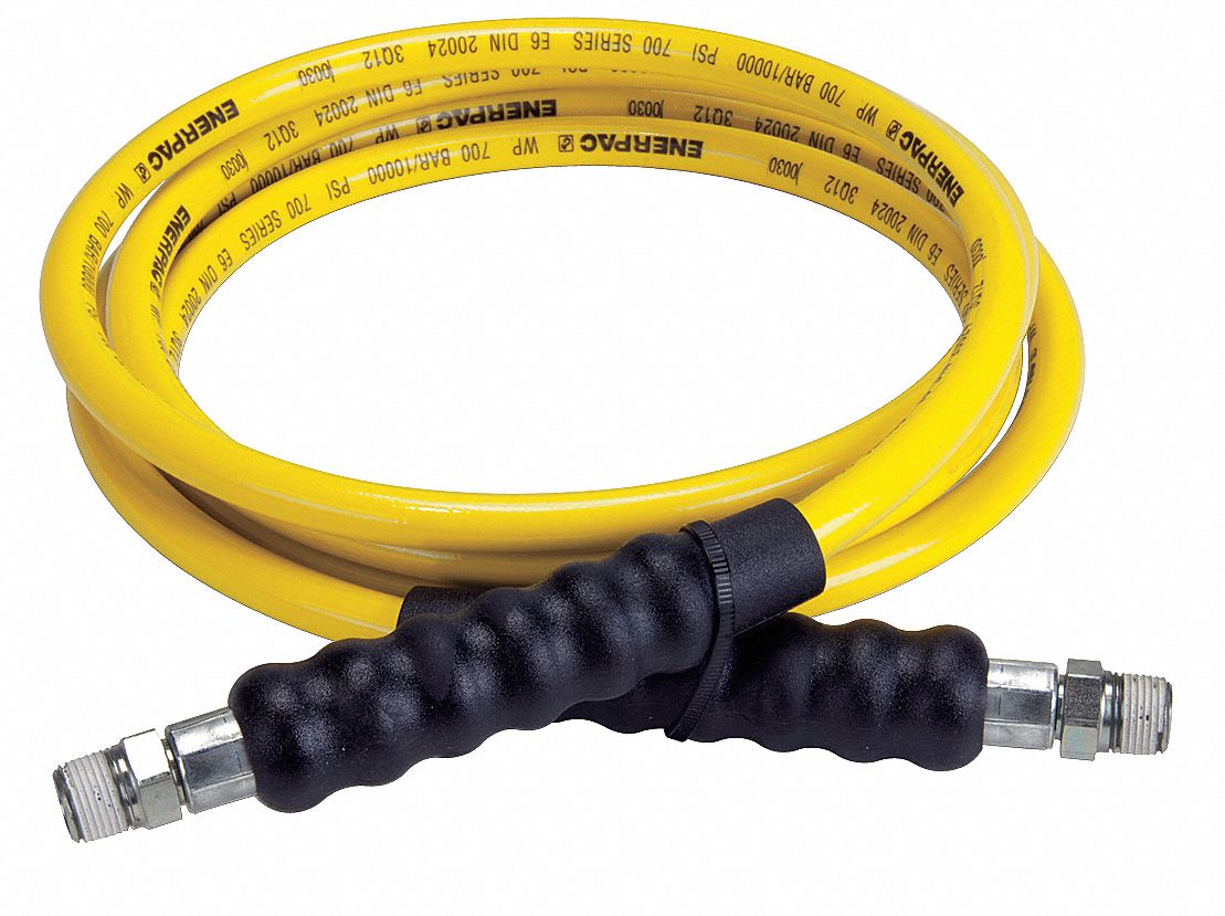 ENERPAC Hydraulic Hose Assembly, Max. Working Pressure 70 F 10,000 psi, Fitting Type NPTF x