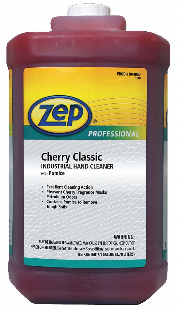 Cherry, Liquid, Hand Cleaner, 1 gal, Cartridge, Industrial Hand Cleaner