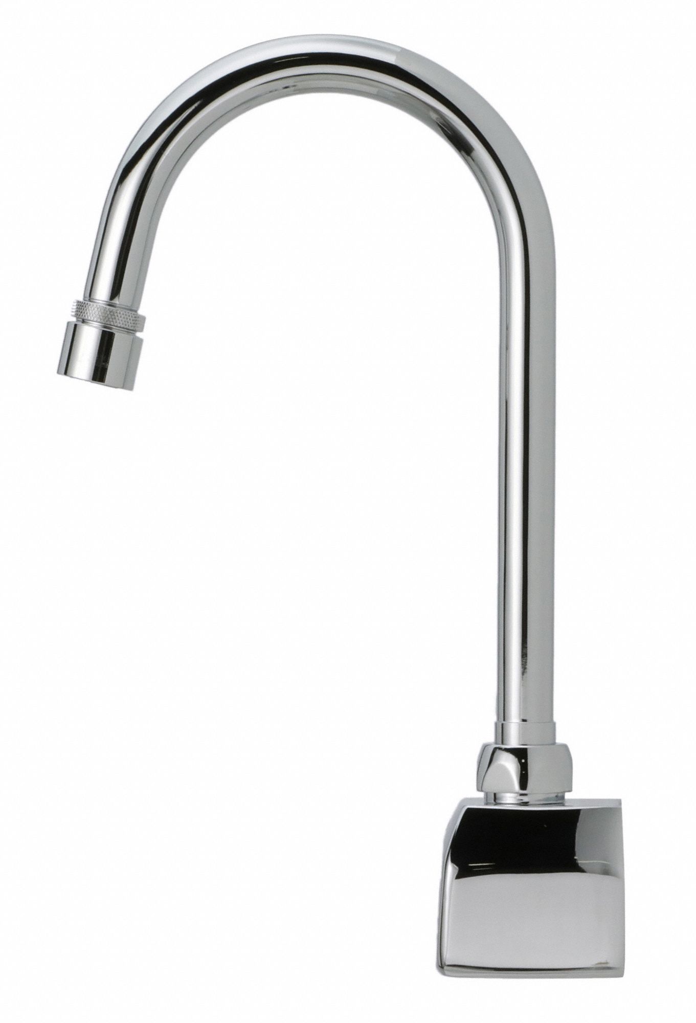 ZURN Gooseneck Bathroom Faucet Zurn, AquaSense, Polished Chrome Finish