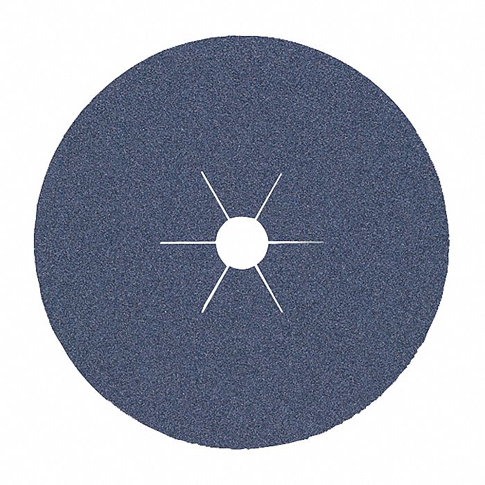 KLINGSPOR SANDING DISC, SERIES CS565, 100 GRIT, RPM 12000, BLUE, 5 X 7/