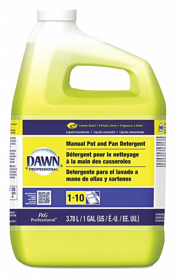DAWN Hand Wash, Pots and Pans Cleaner, Cleaner Form Liquid, 1 gal, PK 4