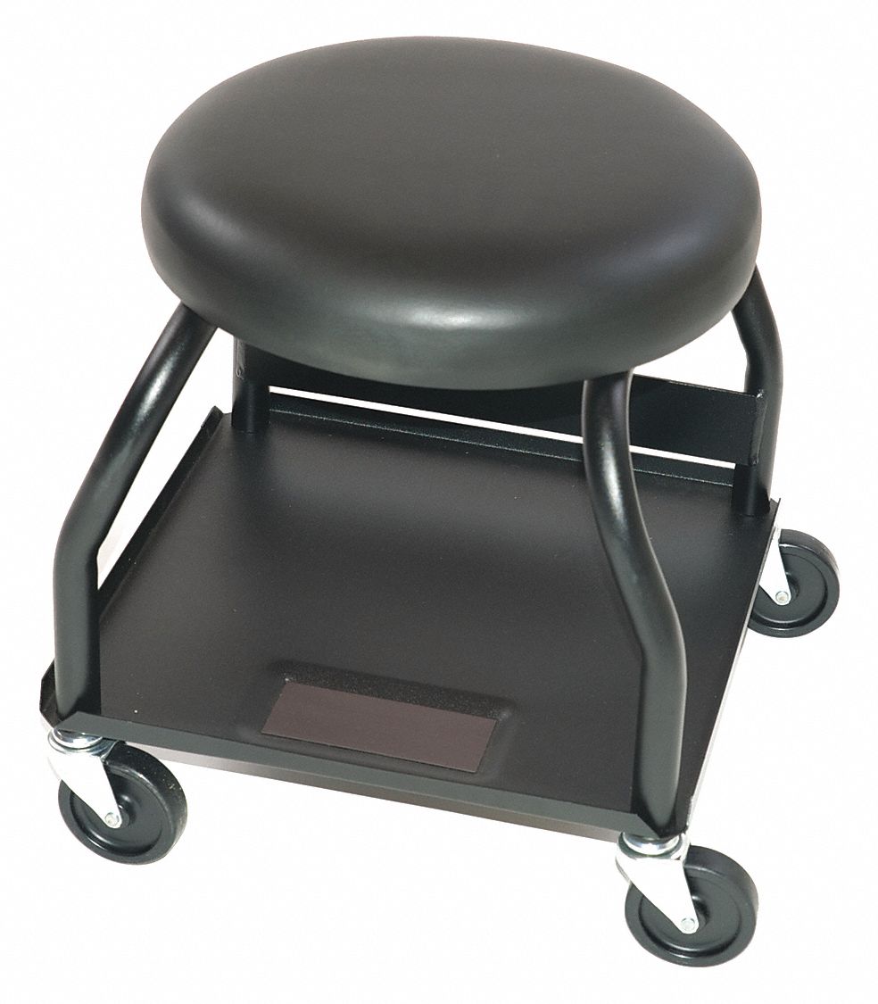 HeavyDuty, Fixed, Creeper Seat 46KJ38HRSW Grainger